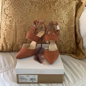 NWT “Jessica Simpson” 4” ankle strap heels